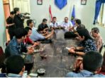 Kabag Humas Pemda Soppeng silaturahmi ke kantor PWI.