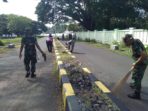 Peringati HPSN Kodim 1423 Soppeng Kerja Bakti.