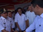 Kunjungi  Wajo Mentan Serahkan Bantuan ternak Dan Alsintan.