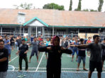 Warga Binaan Rutan Soppeng Minati Senam.