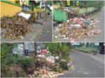 Truk Pengangkut Rusak, Sampah di Jalan Kayangan Menumpuk