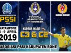 Delapan Kota Ikuti Kursus Wasit C3 dan C2 Di Bone