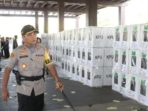 Kapolres Gowa Hadiri Pelepasan Pendistribusian Logistik.