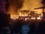 Diduga Korsleting Listrik, Tiga Rumah Hangus Terbakar