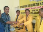 Haeruddin Tahang Jadi Pendaftar Pertama Cakada di Partai Golkar