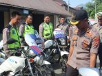 Kapolres Soppeng Periksa Kelayakan Kendaraan Personil