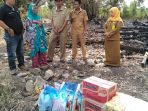 Dinsos Soppeng Salurkan Bantuan untuk Korban Kebakaran di Laringgi