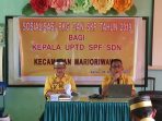 Kepala SMPN 3 Watansoppeng Puji Kinerja Koordinator UPTD Marioriwawo