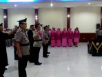 Kapolda Pimpin Sertijab Dan Kenal Pamit Di Aula SPN Batua