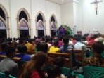 Perayaan Ekaristi di Gereja Katolik Bunda Maria Soppeng