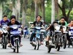 Satlantas Polres Soppeng Amankan 4 Kendaraan Roda Dua