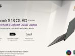 Zenbook S13 OLED, Laptop Ultraportabel OLED Tipis, Ringan, Stylish dan Ramah Lingkungan