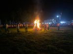 Ketua Kwarcab Membakar semangat Pemimpin Masa Depan di Malam Api Unggun