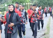 Rutan Watansoppeng Rayakan Hari Kemenkumham dengan Jalan Santai 