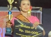 Almirah Nurul Aisyah Runner-up 2 di Ajang  Anadara Malebbi Kallolo Magaretta