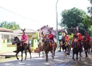 Pasukan Berkuda Takalar Ramaikan Pawai Taaruf MTQ XXXIII Tingkat Sulsel
