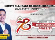 Ketua KONI Soppeng Apresiasi Dedikasi Polri dalam Memperingati Hari Bhayangkara ke 78