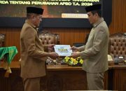 Rapat Paripurna,Perubahan APBD 2024 Disetujui