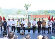 Pj Bupati Takalar Dampingi Presiden Jokowi Resmikan Bendungan Pamukkulu