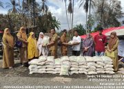 Dinas TPHPKP Salurkan 720 Kg Beras cadangan pangan Kepada Korban Kebakaran