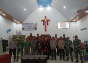 Beri Rasa aman Perayaan Natal Kapolsek Marioriwawo Lakukan Pengamanan
