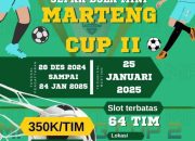 Tim Sepak Bola Terbaik, Marteng Cup II Menanti Anda