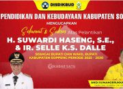 Suwardi Haseng-Selle KS Dalle Resmi Pimpin Soppeng, Disdikbud Siap Dukung Program Pendidikan