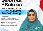 Kadis P3AP2KB Soppeng Sampaikan Ucapan Selamat atas Pelantikan Ny Hj Suarni Suwardi Haseng sebagai Ketua TP PKK