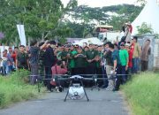 Dukung Swasembada Pangan, Bupati Takalar Launching Penggunaan Drone Sprayer