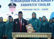 Bupati Lantik TP PKK Takalar Masa Bakti 2025-2030
