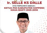 PMI Soppeng Sukses Gelar Muskab, Selle KS Dalle Terpilih sebagai Ketua Periode 2025-2030