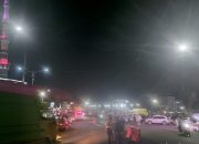 Ribuan Warga dari 8 Kecamatan Padati Lapangan Gasis Jemput 275 Jemaah Haji Soppeng