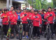 Bupati Takalar Lepas Fun Bike HUT Bhayangkara ke-79