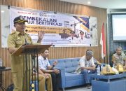 Kadis PUPR Soppeng Buka Uji Sertifikasi 70 Tenaga Kerja Konstruksi