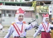 Drumband dan 84 Barisan Pelajar Meriahkan HUT RI Ke-80 di Marioriwawo