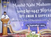 Wabup Soppeng Puji Kekompakan SMAN 5 di Peringatan Maulid Nabi