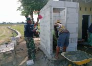 Satgas TMMD Ke 126 Kodim Takalar Bangun MCK untuk Warga