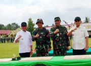 Bersama Bupati Soppeng, Irdam XIV/Hasanuddin Resmi Tutup TMMD Ke-127 di Desa Jampu kabupaten Soppeng 