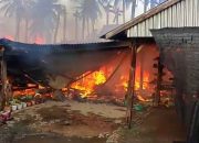 Kebakaran di Soppeng 3 Rumah dan Pabrik Beras ikut Terbakar