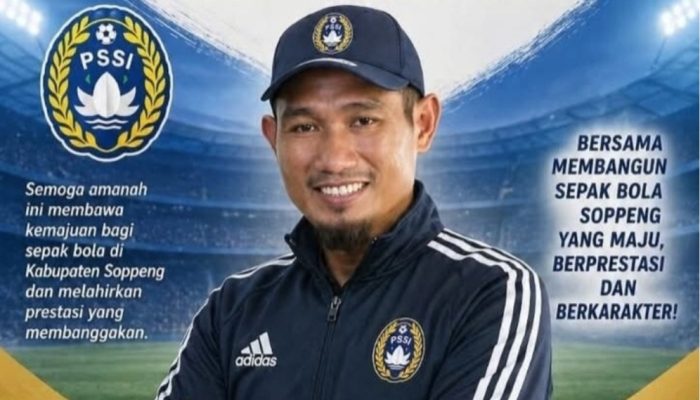 Baru Menjabat, Ketua Askab PSSI Soppeng Langsung Lindungi Wasit Lewat BPJS