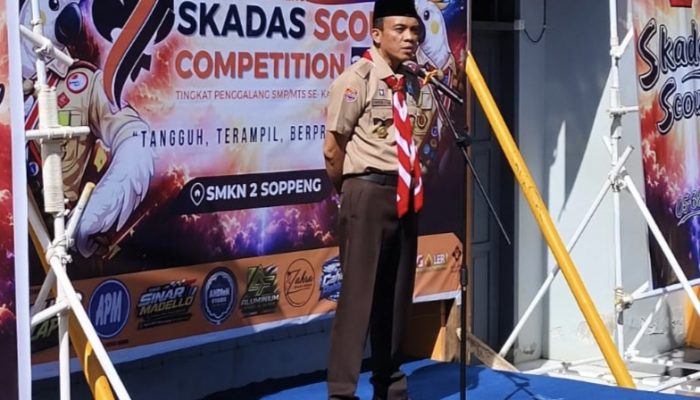Ketua Kwarcab Soppeng Buka Skadas Scout Competition, 8 Pangkalan Adu Prestasi