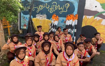 Meski Termuda, SRT 64 Soppeng Tampil Percaya Diri di Ajang Pramuka