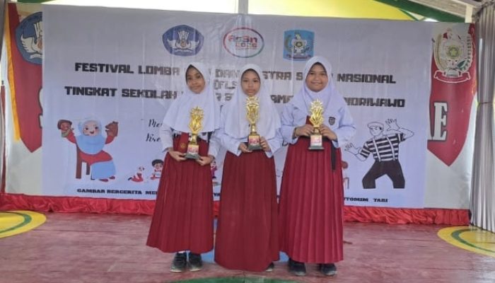 Tiga Siswa SDN 135 Salebbo Mario Raih Juara di FLS3N Marioriwawo 2026