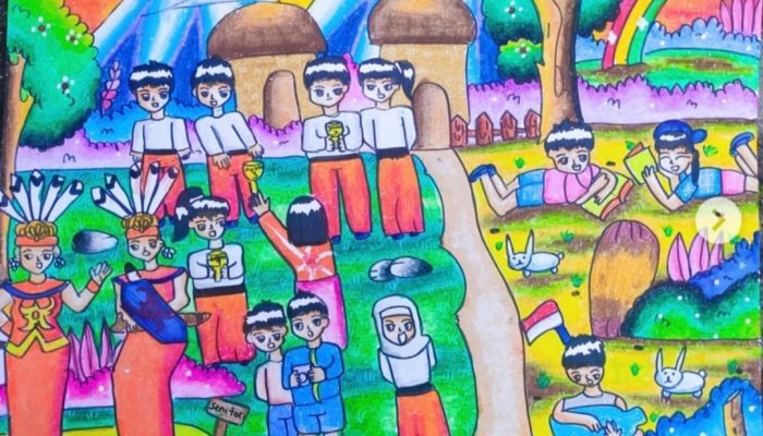 SDN 135 Salebbo Mario Tunjukkan Kekuatan Literasi dan Seni