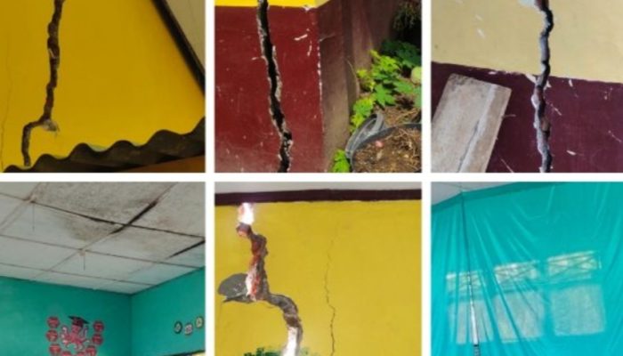 Miris! Siswa SDN 251 Togora Soppeng Belajar di Tengah Bangunan Rusak