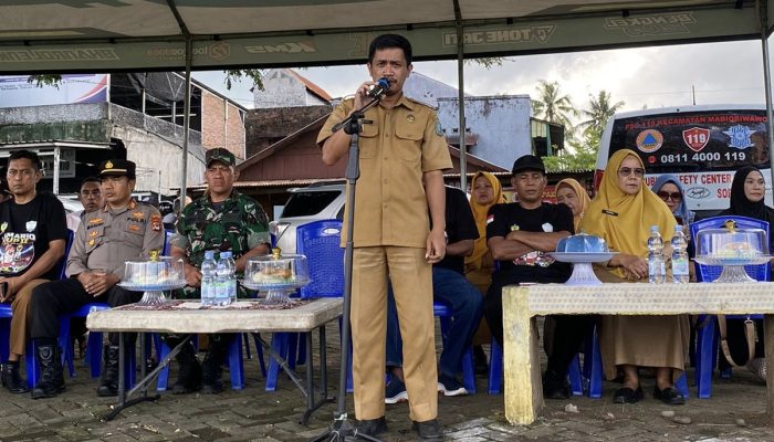 Camat Marioriwawo Buka Liga La Mario Cup II 40 Tim Siap Berebut Prestasi 