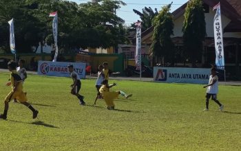 SDN 136 Labessi dan SDN 224 Pallawa Pesta Kemenangan di Liga Anak Mario