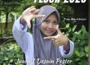 Tasya Harumkan SMAN 5 Soppeng di Desain Poster FL2SN Tingkat Kabupaten