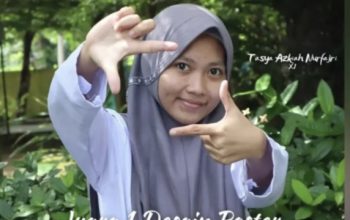 Tasya Harumkan SMAN 5 Soppeng di Desain Poster FL2SN Tingkat Kabupaten