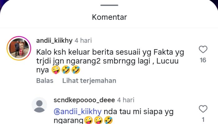 Komentar Warganet Soal Unggahan Dugaan Berita LC di Bawah Umur Tuai Sorotan Polisi Imbau Bijak Bermedia Sosial